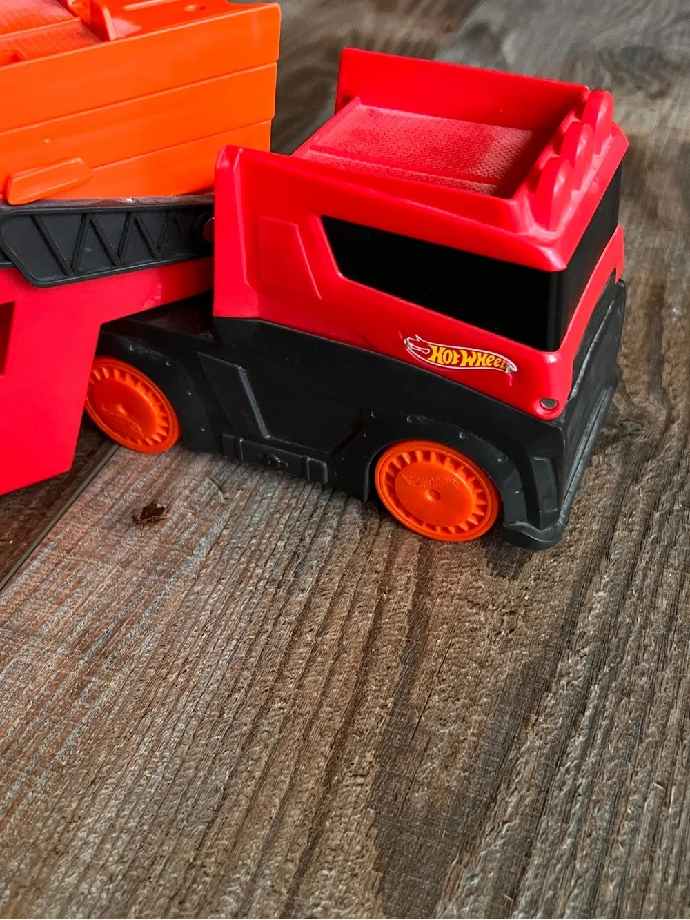 Red & Orange Kids Car Transporter Truck Toy - Durable Play Vehicle
